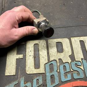 102-y1 Ford Signal Stat 1967-72 Truck F100 Cargo Light Dash Switch Bezel Nut 68 69 70