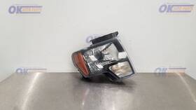 114-01210br Ford Truck 10 F150 Headlight Headlamp Right Passenger Halogen Black Trim