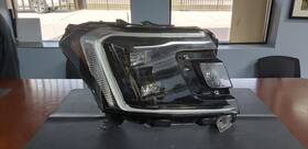 114-10471br Ford Truck Passenger Headlight Led Black Inner Bulb Trim Fits 19-21 Expedition