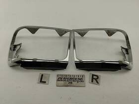 131.fd8296 Ford Truck Bronco Pair Of Left And Right Headlight Lamp Bezel Trim Fits 1992-1997 92 93