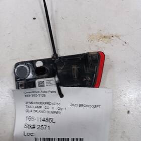 166-11486l Ford Truck Driver Left Tail Light Brake Lamp Bumper Mounted Fits 21-22 Bronco Sport