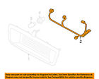 5w1z13412aa Ford Wire Lamps-socket Lincoln Oem Town License Lamps-rear Car
