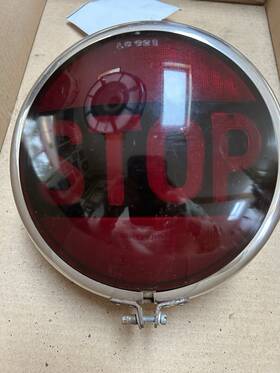 539035 Fruehauf Ls321 Vintage Jumbo 7 Inch Hot Rod Rat Stop Brake Light- Lens