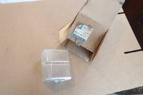 16503816 General Motors Nos 1985- 1990 Buick Electra Park Avenue Guide Rt Back Up Light Lens In Org. Box