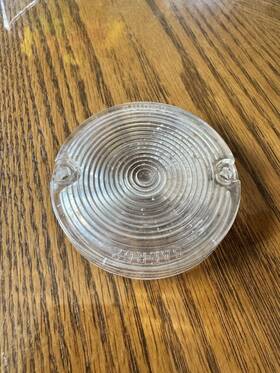 5953210 General Motors Used Gm 1962-63 Pontiac Back-up Light Lens Bonneville Catalina Reverse