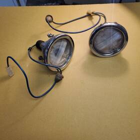 5955557 General Motors 1964-1966 Pontiac Gto Lemans Original Rear Backup Tail Light Housings Lens