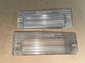 5959241 General Motors Corvette Back Up Reverse Light Lamp Lens Gm Lh Rh Pair 1967 67