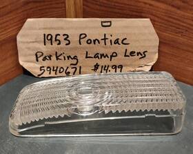 5940671 General Motors Gm Used 1953 Pontiac Chieftan Catalina Oem Park Lamp Clear Lens #5940671 5940671 General Motors Gm Used 1953 Pontiac Chieftan Catalina Oem Park Lamp Clear Lens #5940671