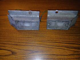 5957497 General Motors Gm 1966 Buick Electra 225 Reverse Lights Back Up Lamps Housing Lenses Rear Bumper