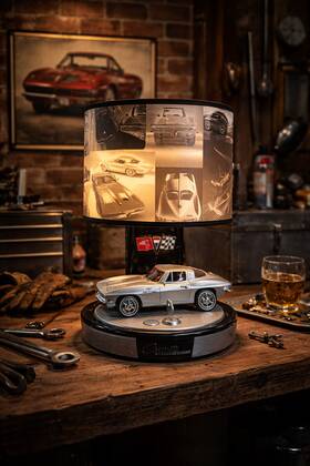Mh-59 General Motors 1963 Corvette Sting Ray Lamp W Engine Sound Ignition Gm Official Kng Working Man