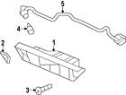 34275tk8a01 Genuine Lamp High Cap Mount Honda Oem