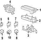 5c3z13350aa Genuine Flasher Oem Fordlincolnmercury