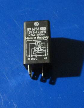 89.6756.000 Genuine Hazard Flasher Relay 4-prong Oem Bmw Hazard/turn Signal 1600-2 2002 5 And 6 Series 12v Fs