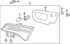 34157tx6a01 Genuine Lamp Backup Oem Gasket Acura