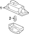 34101shja01 Genuine License Lamp Oem Honda