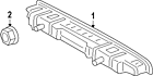 2308200956 Genuine Oem Mercedes-benz High Lamp Mount