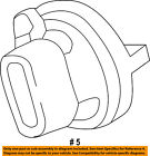 Gj5z13411d Ford Oem Escape Park Lamp Bulb Socket