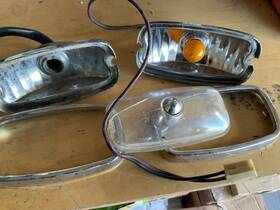 5956205 Gm 1966-1967 Pontiac Gto Turn Signals/ Parking Marker Lights Lamp Lens #5956205