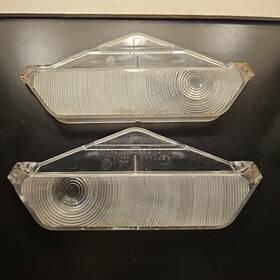 5950683 Gm Chevy Chevrolet Corvair 5950684 Lot Of 2 60-62 Parking Turn Signal Lamp Lens Rh Lh