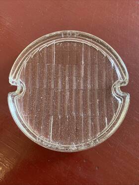 5948084 Gm Guide Cadillac A5-57 1957 Fog Light Lamp Lens