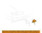16515822 Gm License Oem Lamps-license Lamps-rear Lamp