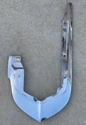 1490838 Gm Oem Factory Original Cadillac Left Front Bumper Upper End Chrome Filler Trim Bezel 1968 68