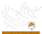92405a5100 Gt-bumper Elantra Trim-reflector 13-14 Hyundai Left Oem