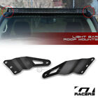 Gtrrlbsil9954cbkfrcaa Gtracers Blk Roof Pillar Mount Brackets For Curved Light Bar