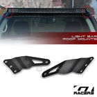 Gtrrlbsil9954cbkfrcab Gtracers Blk Roof Mount Rack Kit For Curved Light Bar