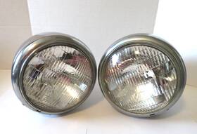 915340 Guide Vintage Sealed Beam Usa Automoble Accessory Chrome Spot Head Bullet Light