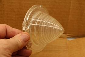 5951083 Guide For Chevrolet Genuine Oem 1960 Full Size Backup Light Lens Bi-60