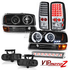 Gm2521174 Halo Headlamps Black 00-06 Ccfl Yukon Slt Rim Foglights Tail Gm2503188 Gm2502188 Gm2819199 Gm2818199 3rd Parking Lights