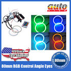 Halo Headlight Eyes 90mm Angle Rgb 2 15leds Decorative Rings Control