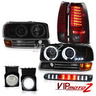 Gm2592154 Headlight Taillamp Halo .. Brake Gm2502214 Gm2503214 Gm2801186 Gm2800186 Gmt800 3rd Projector Gmc Matte Led Fog 04-06