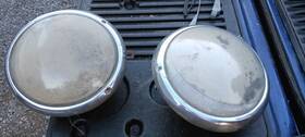 311941035c Hella Used Oem 67-79 Vw Beetle/super Headlight Assembly Bucket With Trim Ring Front Set