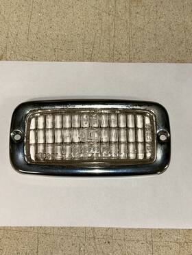 Sae-r69 Hella Porsche 356 Vw Reverse Light Lens N Chrome Bezel Back Up Lamp Volkswagen