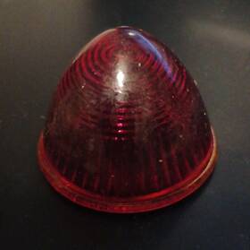 Bl-20 Hi-power Red Glass Lens Truck Trailer Lamp 1-15/16 Auto Light Beehive