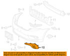 814810e070 Highlander Front Bumper-lamp Oem Cover Toyota 11-13