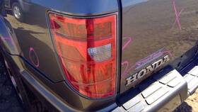 166-51008al Honda Driver Left Tail Light Without Black Accent Fits 09-14 Ridgeline 1035406