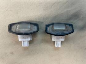 P5847 Honda 08-12 Accord License Plate Lights Lamp Oem