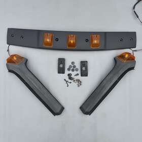 19156090 Hummer 2006-2010 H3 Roof Marker Top Clearance Road Lights Gm Full Set Tested Oem