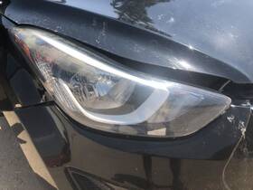 114-10606r Hyundai Passenger Headlight Sedan Reflector Korea Built Fits 14-16 Elantra 874056