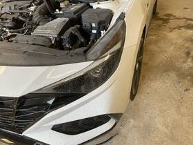 114-11913l Hyundai Driver Headlight Korea Built Led With Sport Package N Fits 22-23 Elantra 4493817
