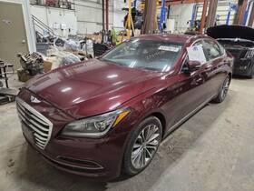 114-60736l Hyundai Driver Left Headlight Halogen With Led Accent Fits 17 G80 1539599