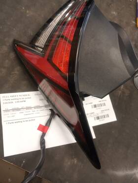 Hyundai 166-11686r Passenger Tail Light Led Outer Quarter Panel Mounted Fits 21-25 Elantra 3186551