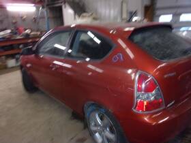 166-50502r Hyundai Passenger Tail Light Quarter Panel Mounted Hatchback Fits 06-07 Accent 171142