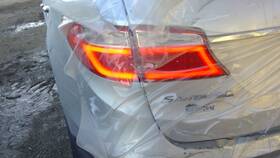 166-60347al Hyundai Driver Tail Light Lwb Led Gate Mounted Fits 13-16 Santa Fe 5353559