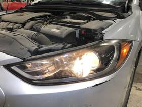 92101f2050 Hyundai 2017 2018 Elantra Front Headlight Left Driver Halogen Sedan 916661