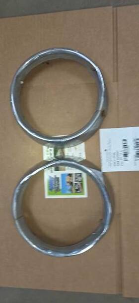 International Harvester 630.ih1556 Headlight Door Trim Covers Pair Left And Right Fits 1956