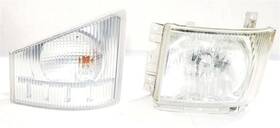 114.is8p17 Isuzu - Medium Duty Truck 2017 Npr Oem Right Upper And Lower Small Stress Headlamp Assembly